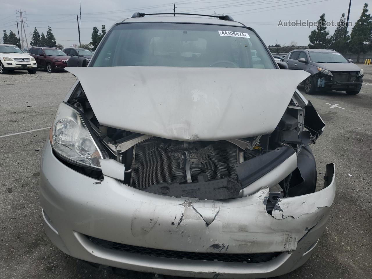 2007 Toyota Sienna Ce Silver vin: 5TDZK23C07S042453