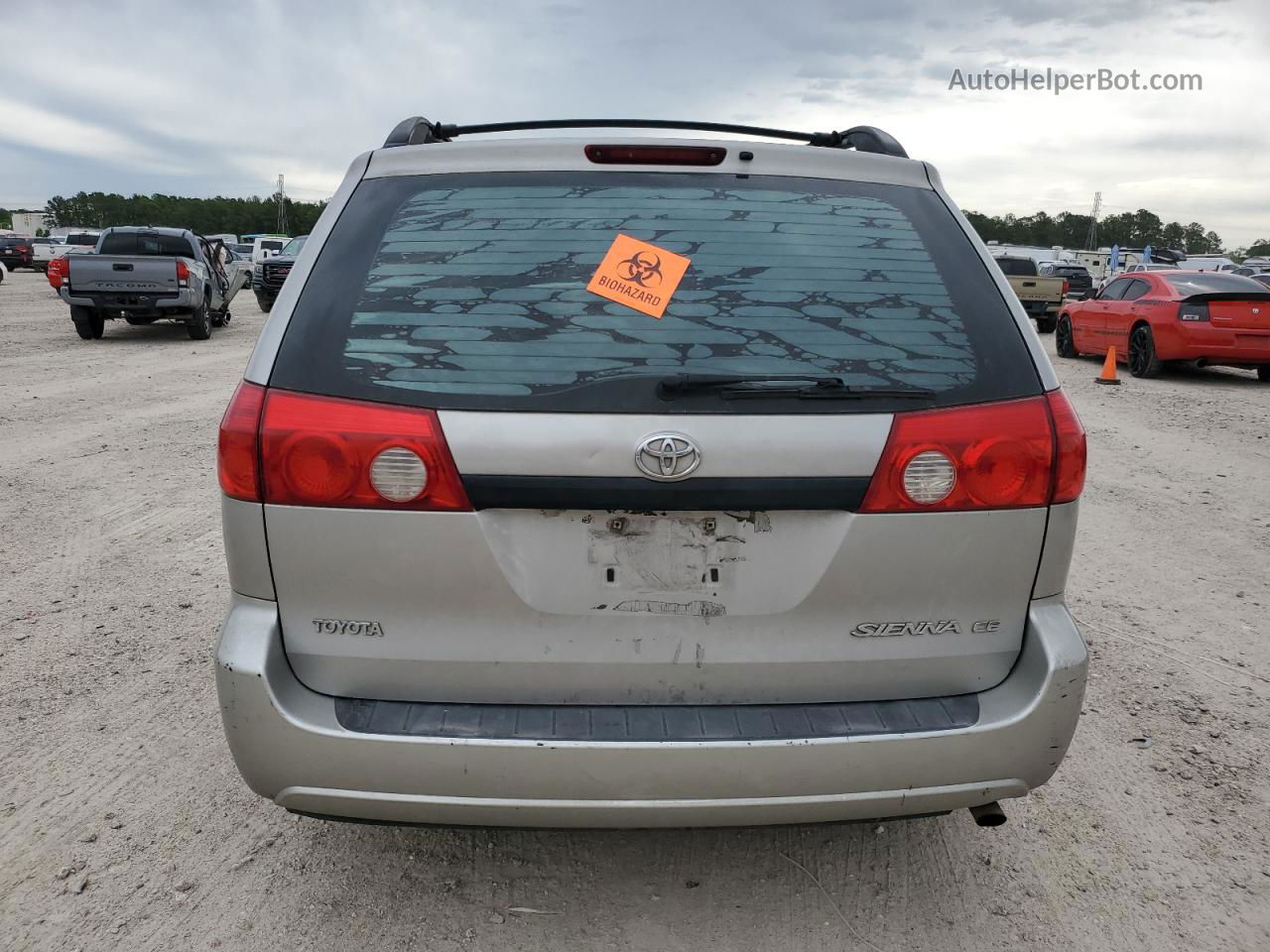 2007 Toyota Sienna Ce Желто-коричневый vin: 5TDZK23C07S087702