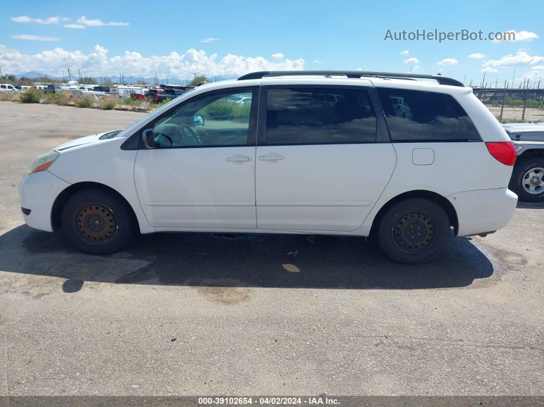 2007 Toyota Sienna Le White vin: 5TDZK23C07S090180