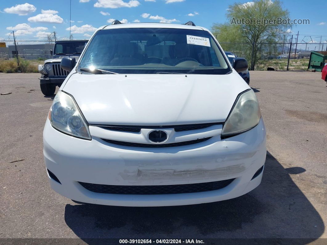 2007 Toyota Sienna Le White vin: 5TDZK23C07S090180