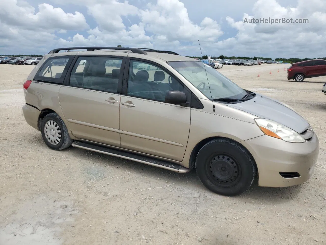 2007 Toyota Sienna Ce Tan vin: 5TDZK23C17S028819