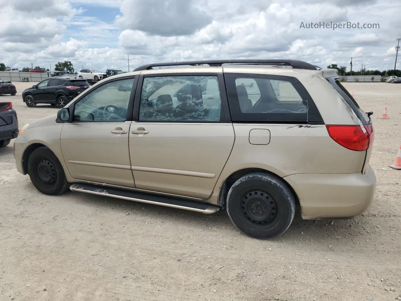 2007 Toyota Sienna Ce Tan vin: 5TDZK23C17S028819