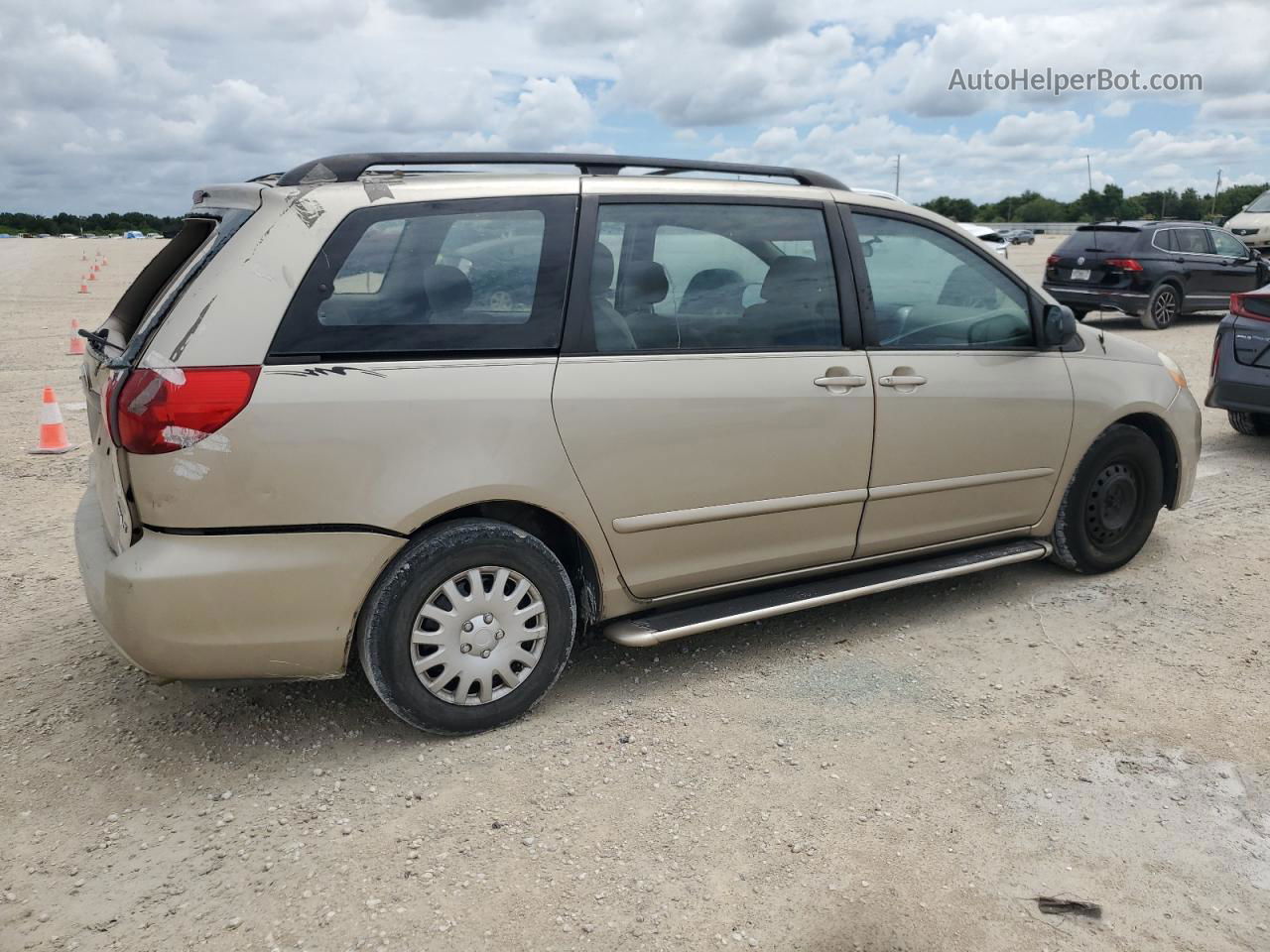 2007 Toyota Sienna Ce Tan vin: 5TDZK23C17S028819