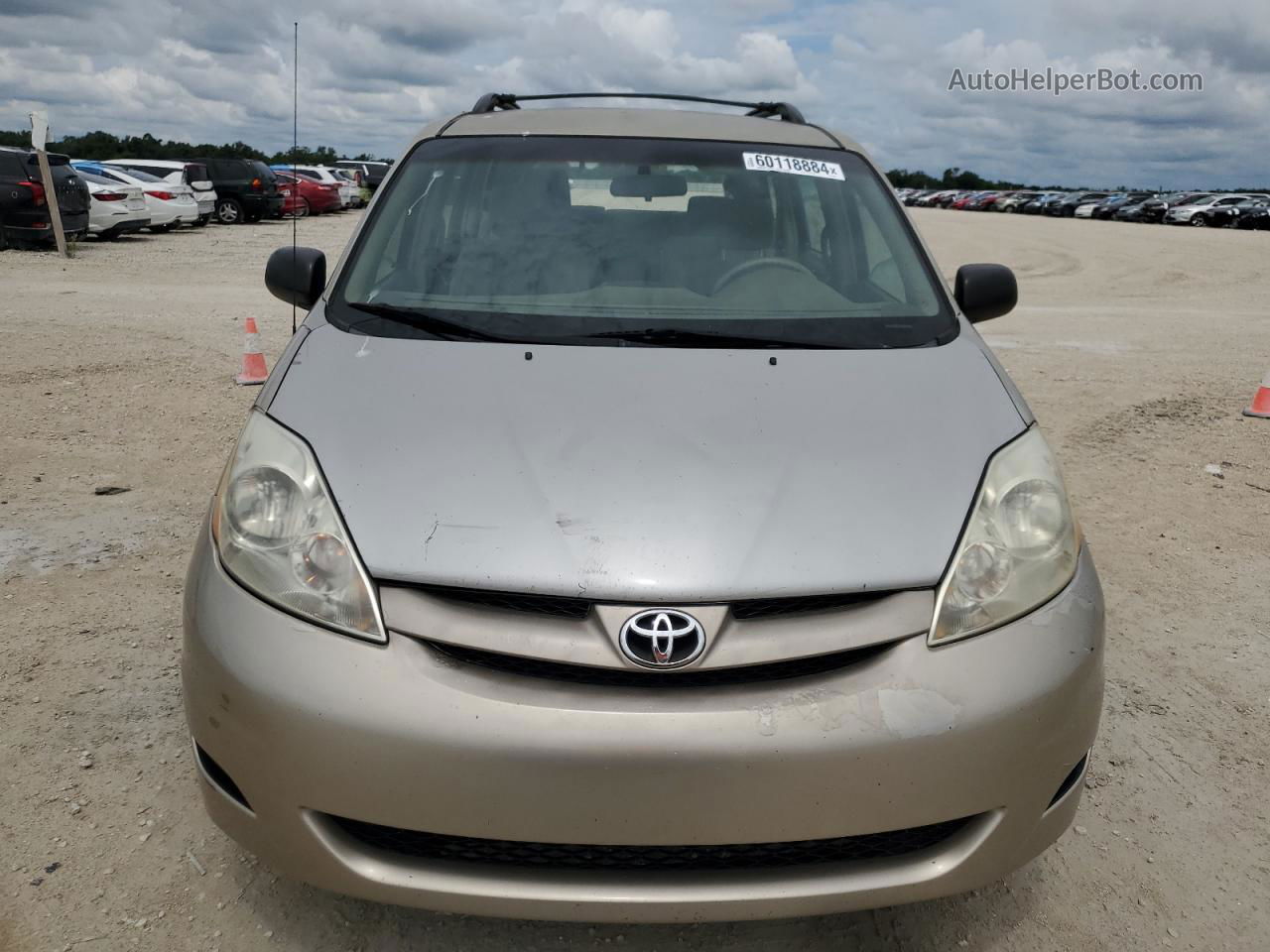 2007 Toyota Sienna Ce Tan vin: 5TDZK23C17S028819