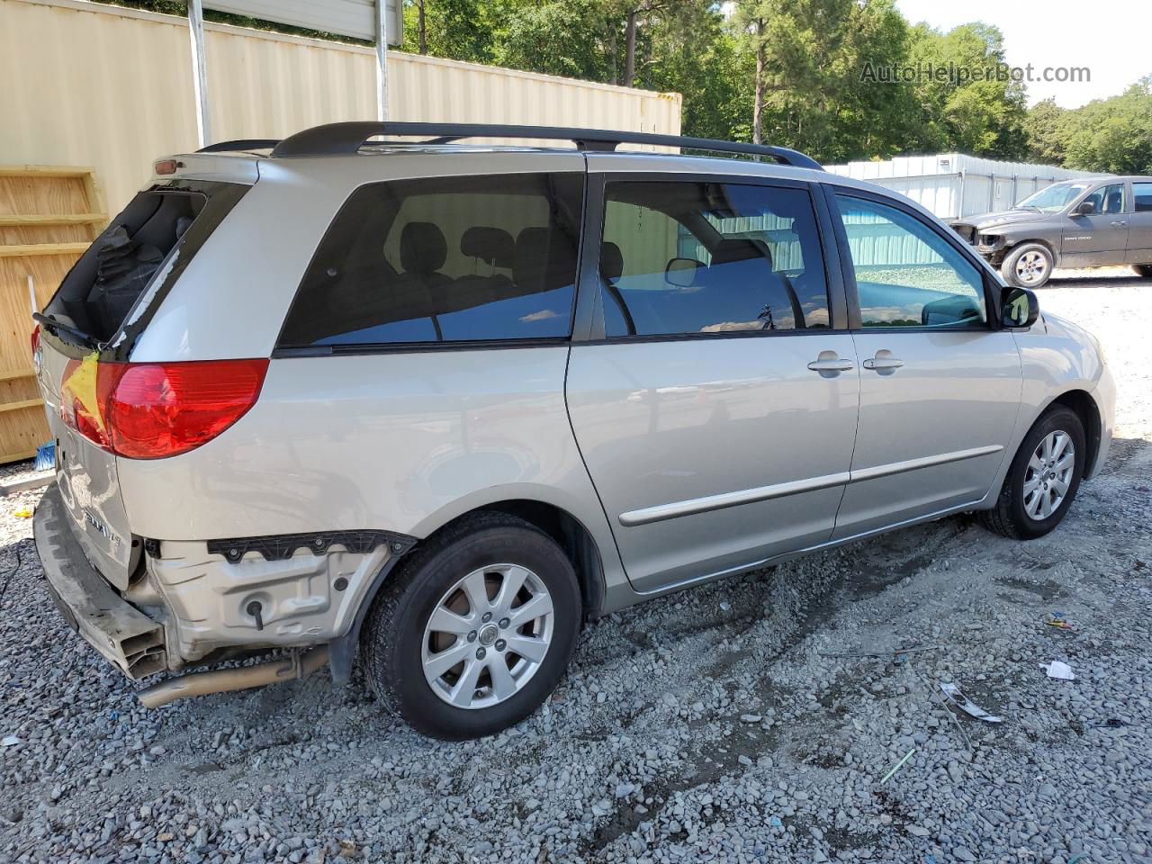 2007 Toyota Sienna Ce Серебряный vin: 5TDZK23C27S056483