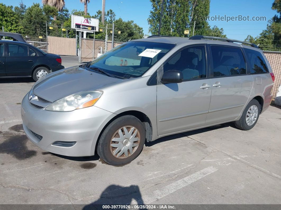 2007 Toyota Sienna Ce Silver vin: 5TDZK23C27S096482