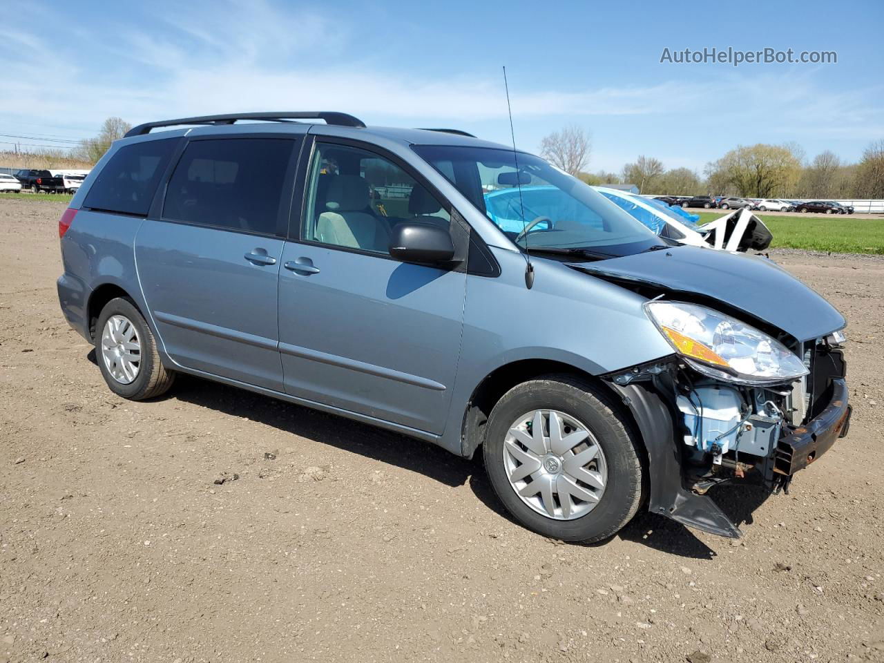 2007 Toyota Sienna Ce Silver vin: 5TDZK23C37S031494