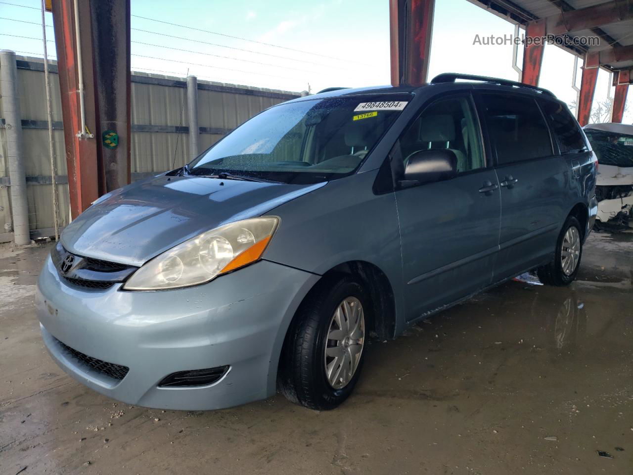 2007 Toyota Sienna Ce Blue vin: 5TDZK23C37S066052