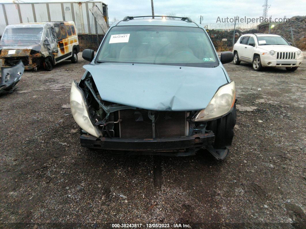 2007 Toyota Sienna Le Light Blue vin: 5TDZK23C47S074144