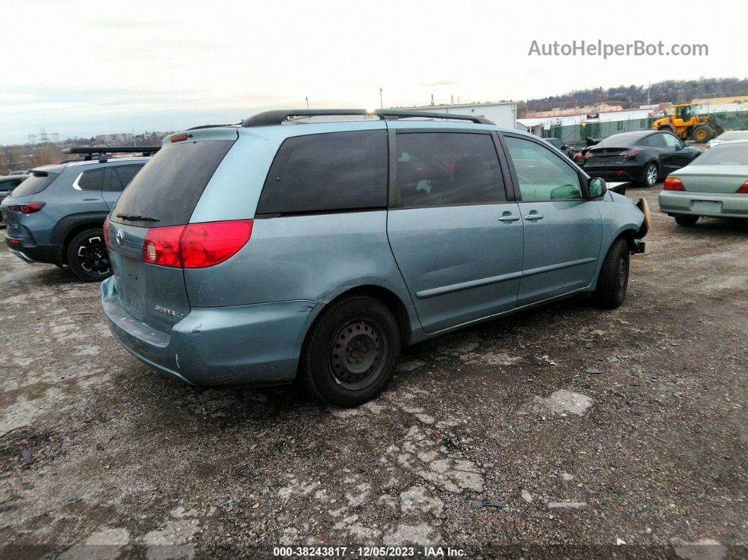 2007 Toyota Sienna Le Light Blue vin: 5TDZK23C47S074144