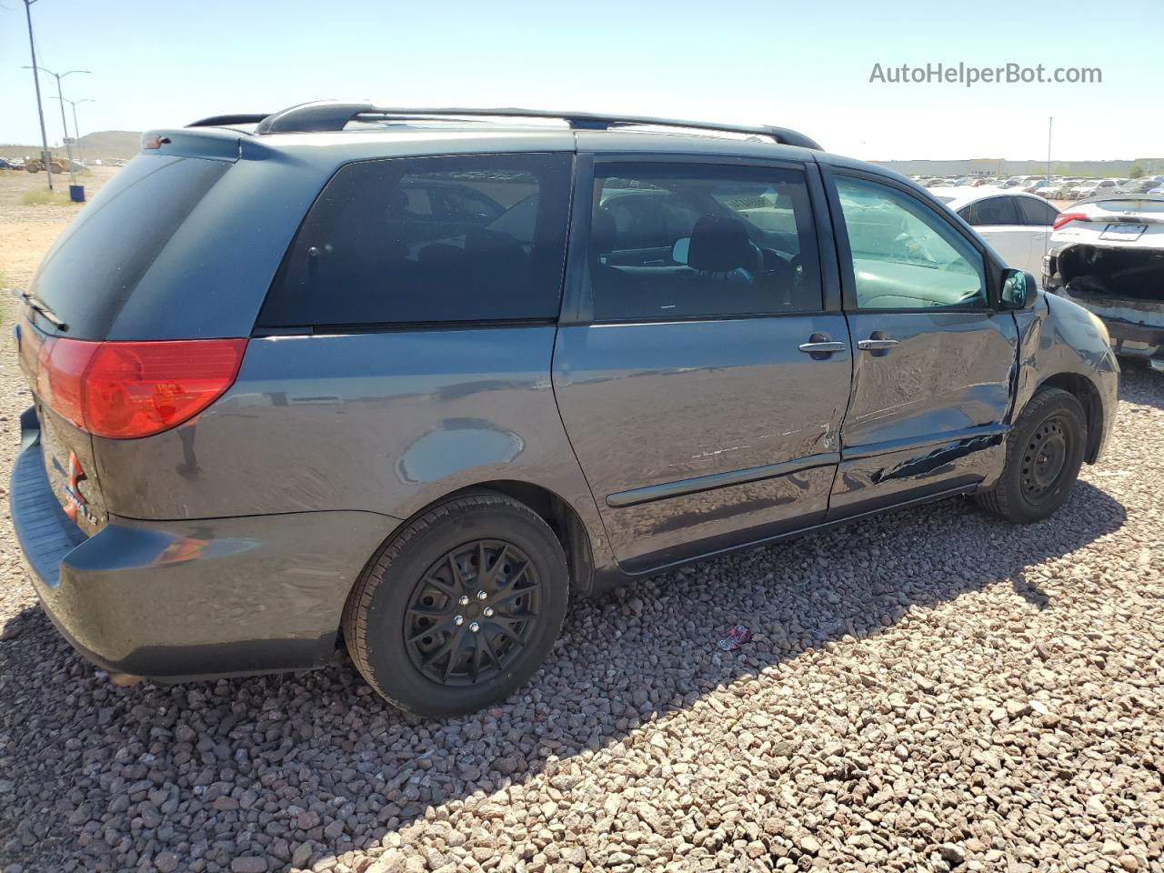 2007 Toyota Sienna Ce Синий vin: 5TDZK23C67S033000