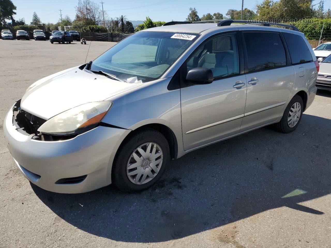 2007 Toyota Sienna Ce Silver vin: 5TDZK23C67S033790