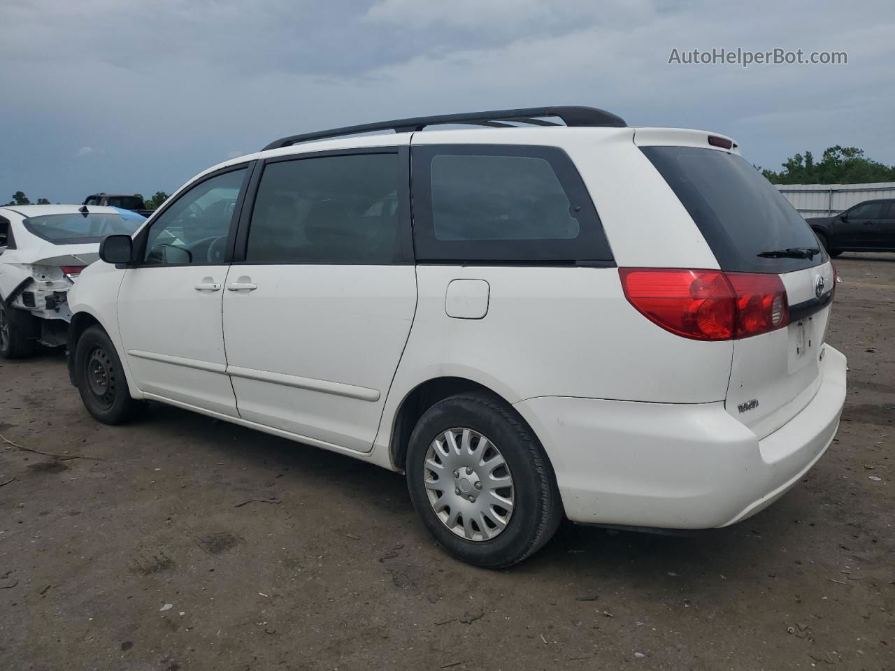 2007 Toyota Sienna Ce White vin: 5TDZK23C67S043252