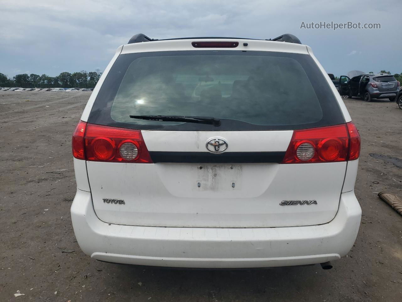 2007 Toyota Sienna Ce White vin: 5TDZK23C67S043252