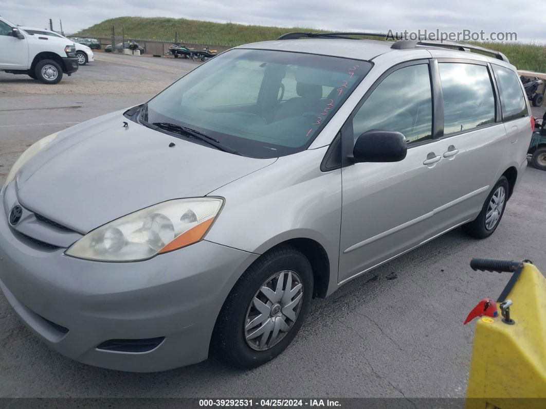 2007 Toyota Sienna Ce Silver vin: 5TDZK23C67S098557