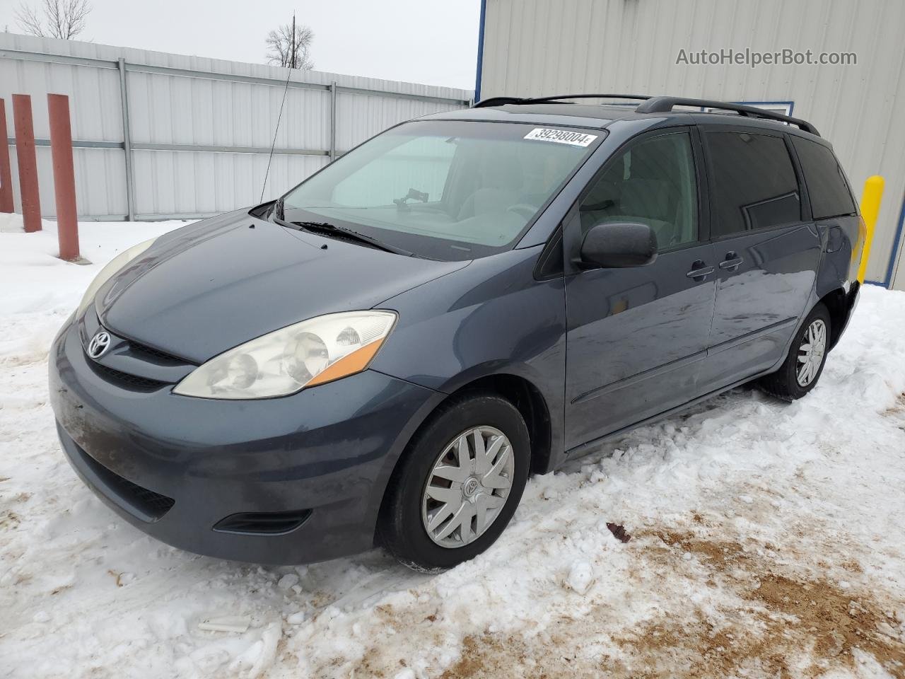 2007 Toyota Sienna Ce Синий vin: 5TDZK23C77S051344