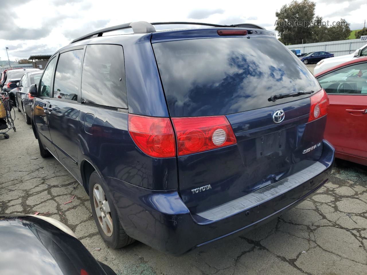 2007 Toyota Sienna Ce Синий vin: 5TDZK23C77S079290