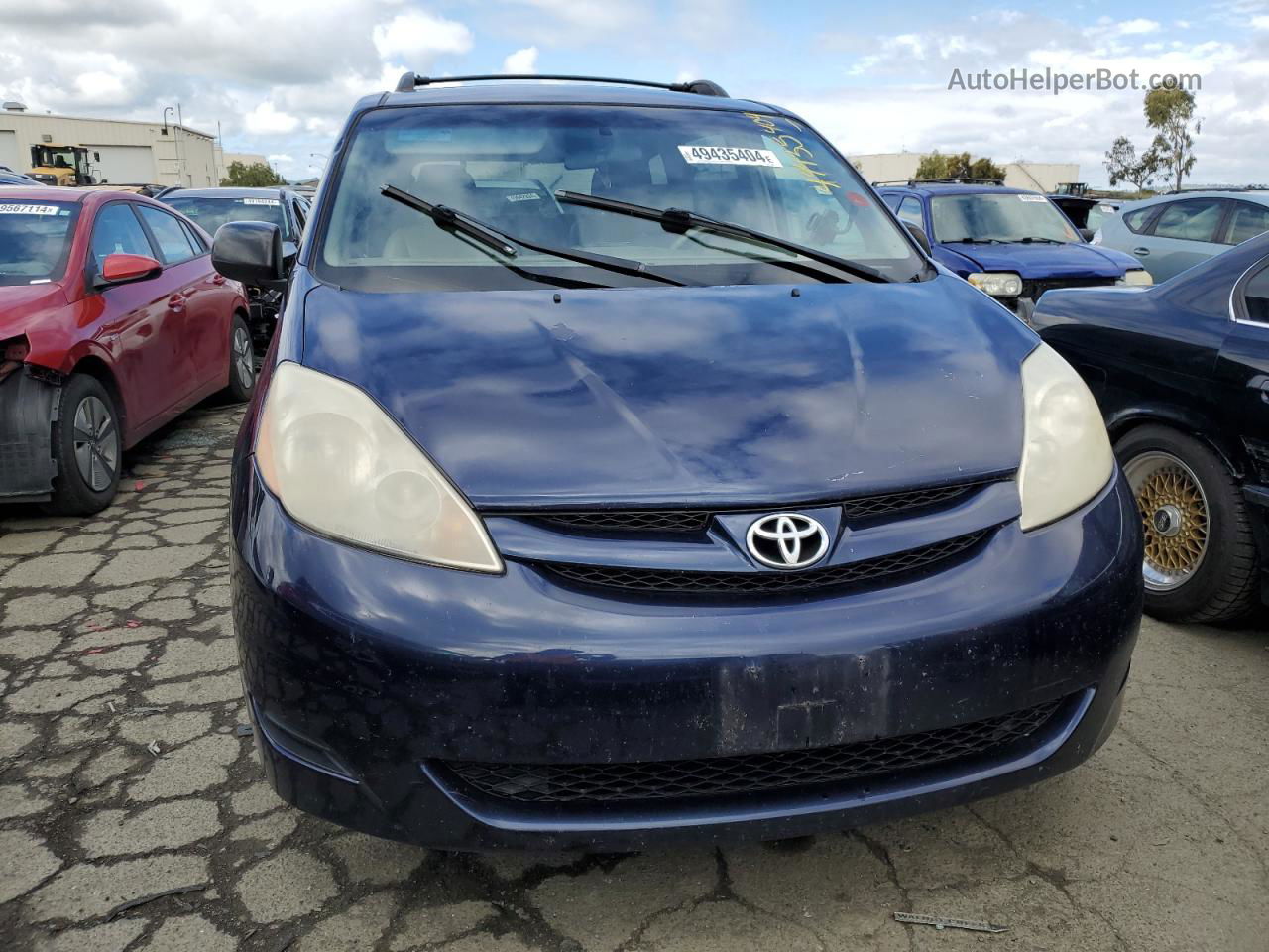 2007 Toyota Sienna Ce Синий vin: 5TDZK23C77S079290