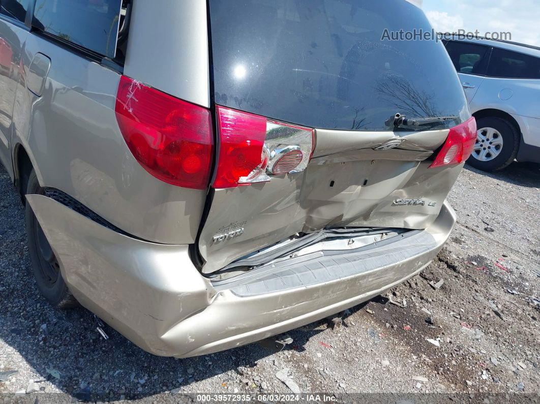 2007 Toyota Sienna Le Золотой vin: 5TDZK23C77S088782