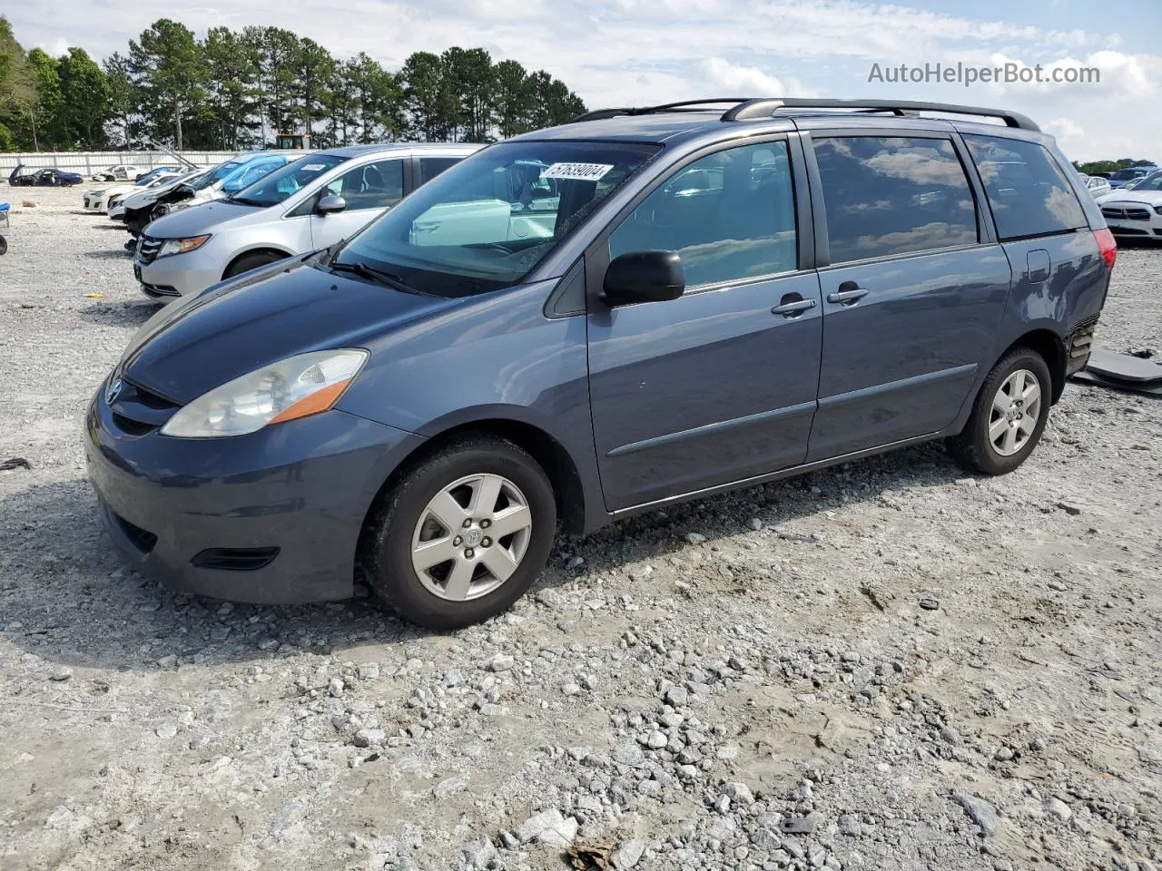 2007 Toyota Sienna Ce Blue vin: 5TDZK23C77S097515