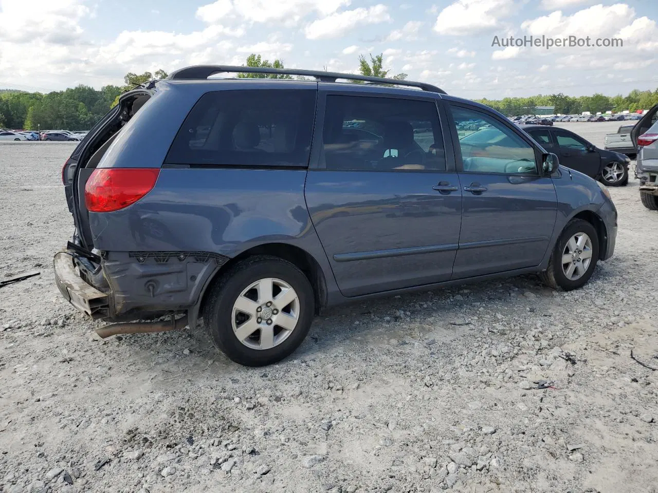 2007 Toyota Sienna Ce Blue vin: 5TDZK23C77S097515