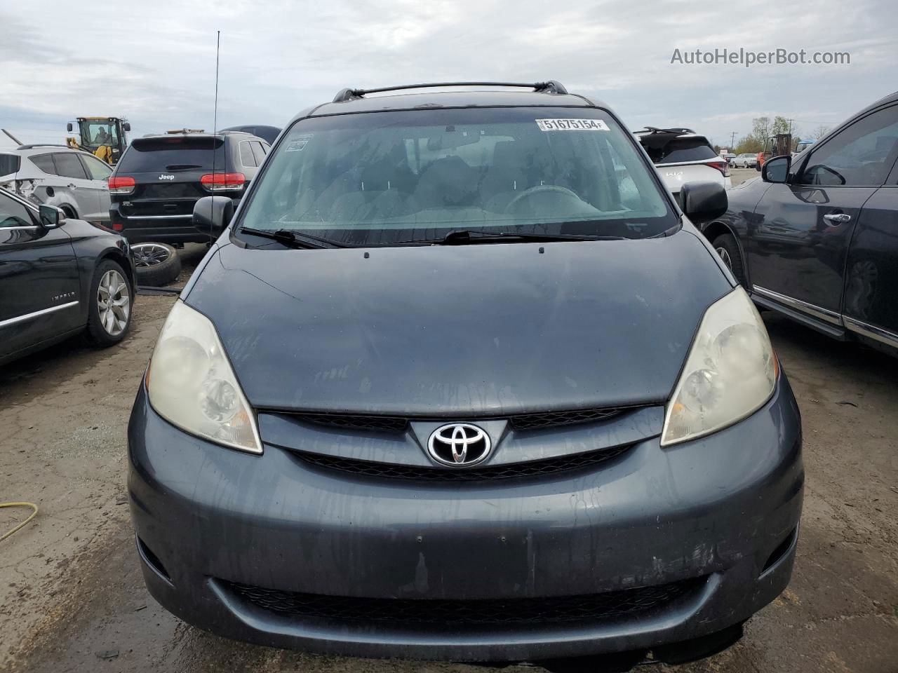 2007 Toyota Sienna Ce Gray vin: 5TDZK23C87S032530