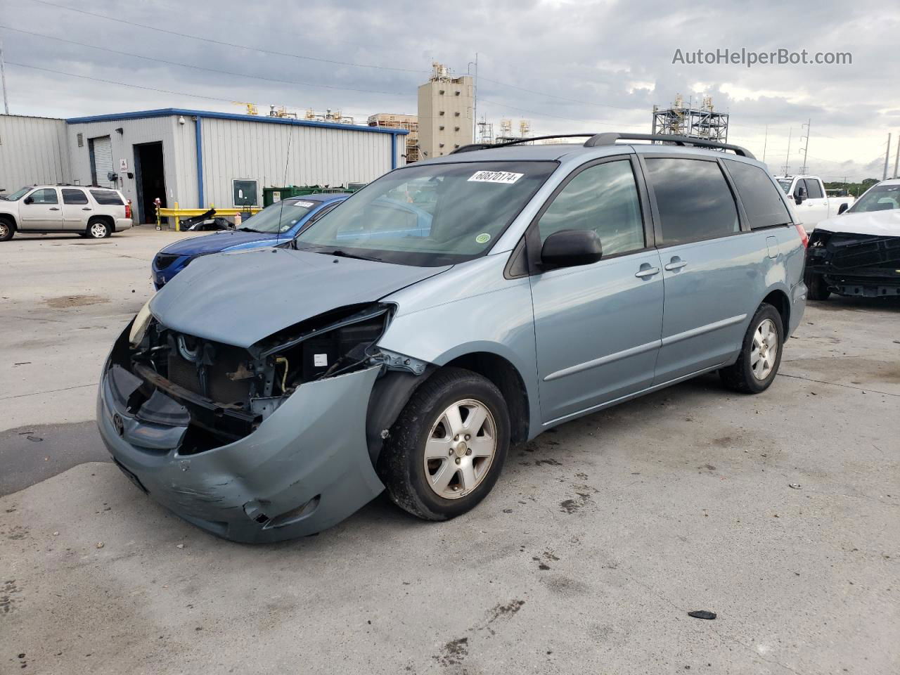 2007 Toyota Sienna Ce Blue vin: 5TDZK23C87S036335