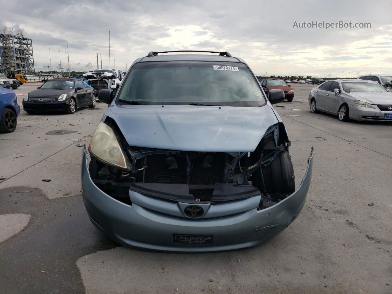 2007 Toyota Sienna Ce Blue vin: 5TDZK23C87S036335