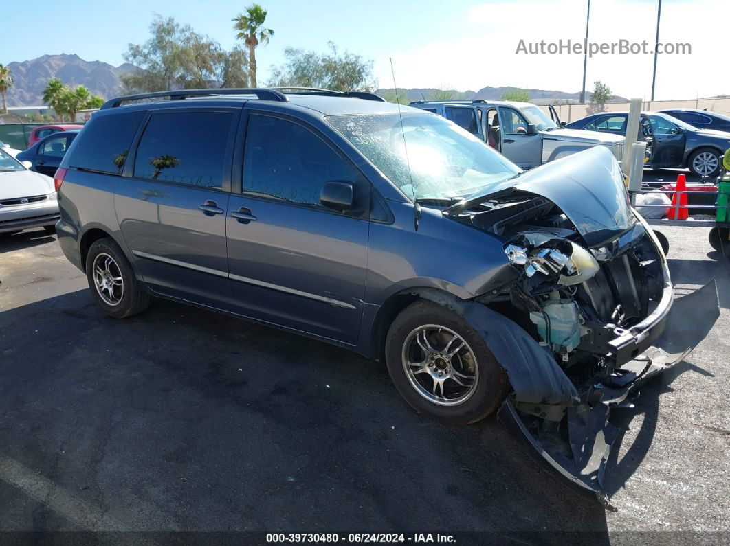 2007 Toyota Sienna Ce Blue vin: 5TDZK23C87S084403