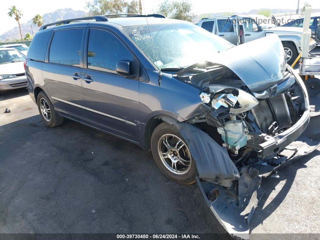 2007 Toyota Sienna Ce Blue vin: 5TDZK23C87S084403