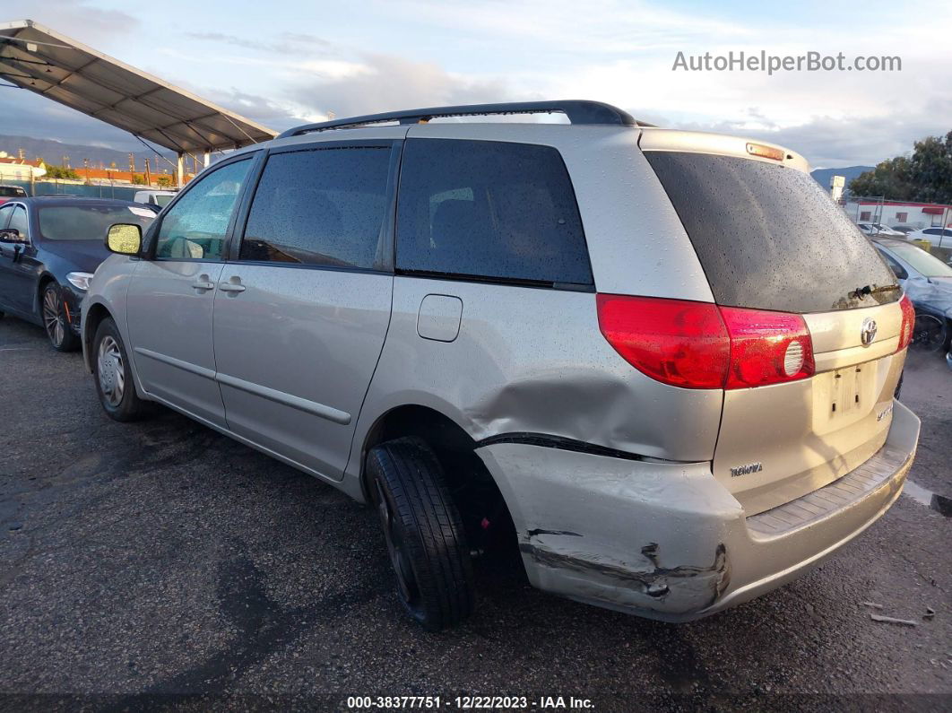 2007 Toyota Sienna Le Серебряный vin: 5TDZK23C97S036019