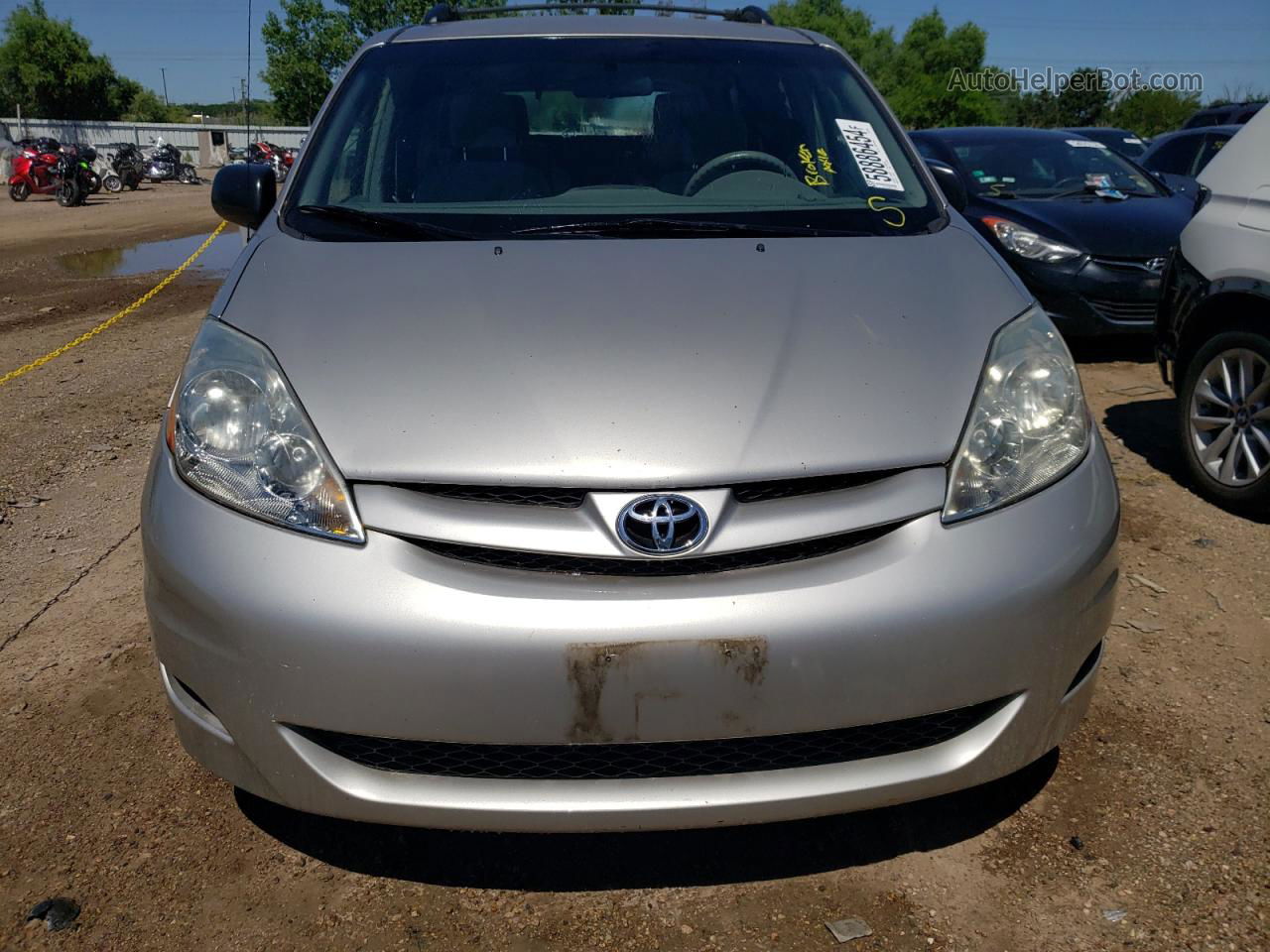 2007 Toyota Sienna Ce Silver vin: 5TDZK23C97S083468