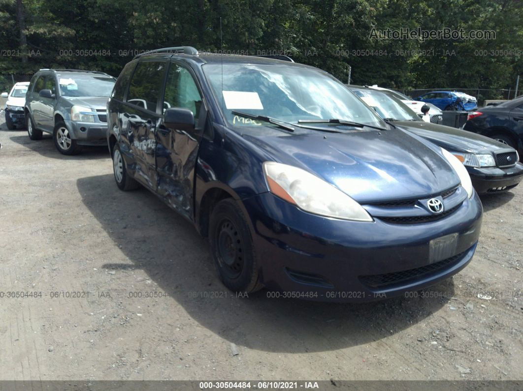 2007 Toyota Sienna Le Blue vin: 5TDZK23C97S096978