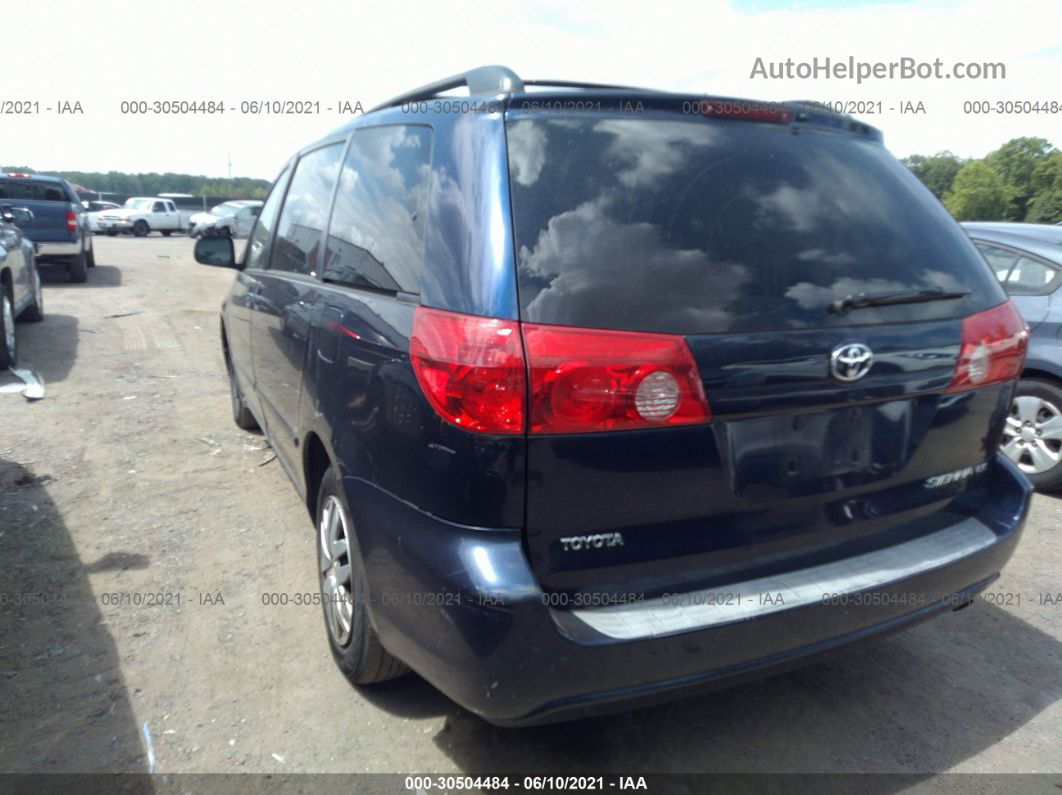 2007 Toyota Sienna Le Синий vin: 5TDZK23C97S096978