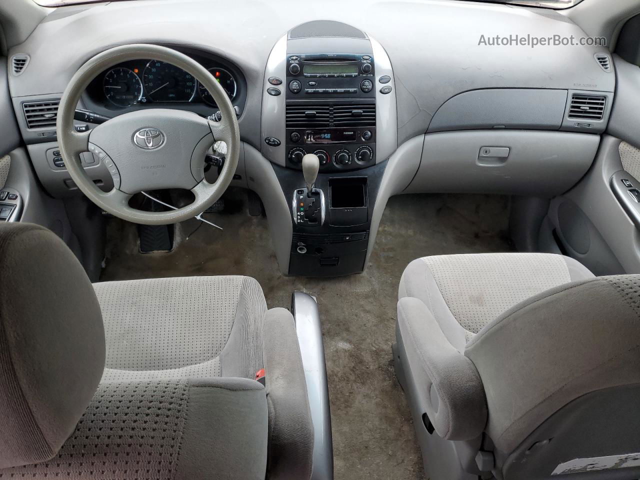 2007 Toyota Sienna Ce Красный vin: 5TDZK23CX7S000503