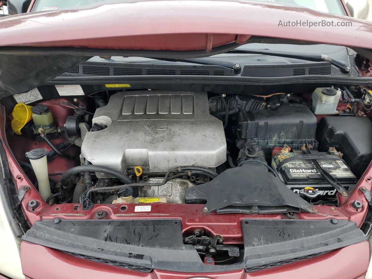 2007 Toyota Sienna Ce Red vin: 5TDZK23CX7S000503