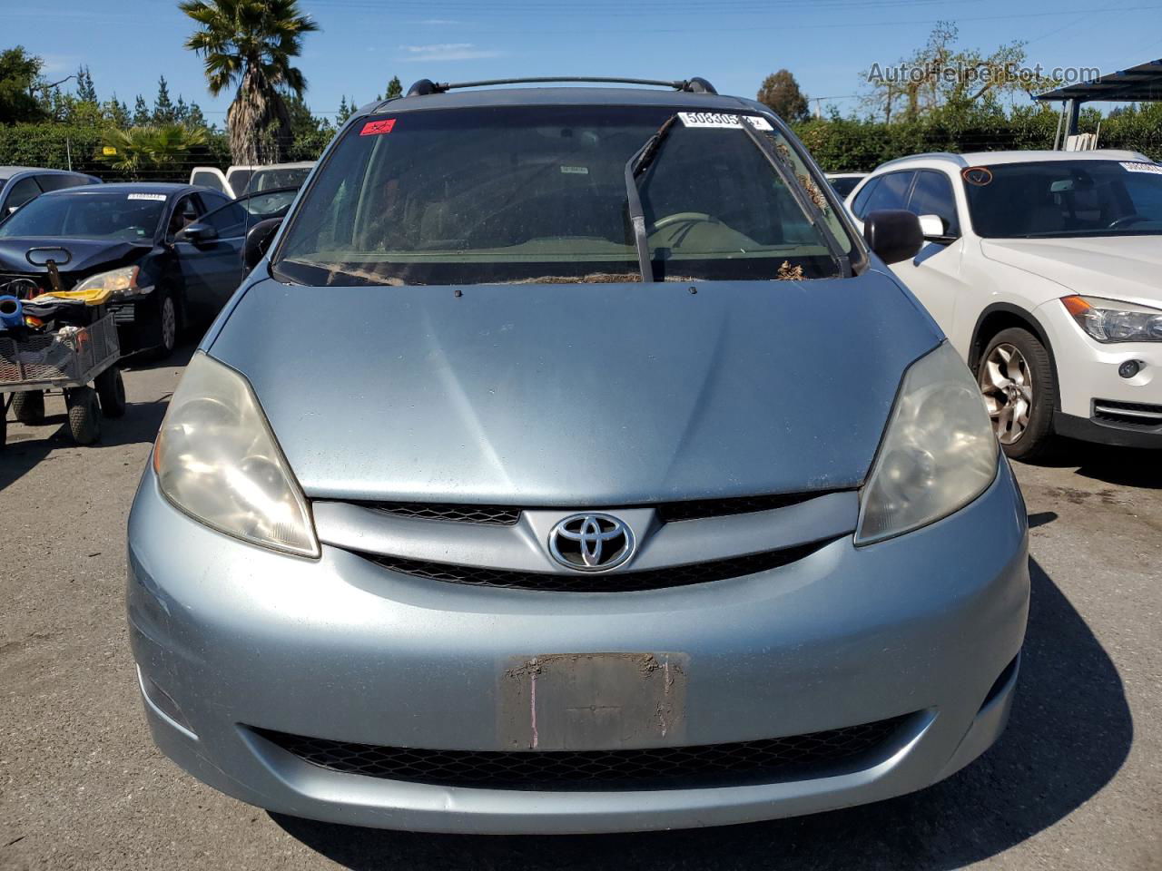 2007 Toyota Sienna Ce Blue vin: 5TDZK23CX7S082071