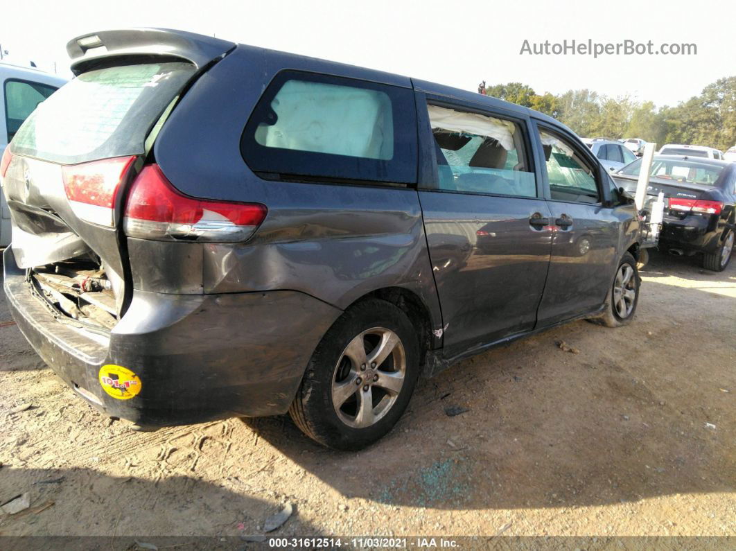 2014 Toyota Sienna L V6 7 Passenger Серый vin: 5TDZK3DC1ES500311