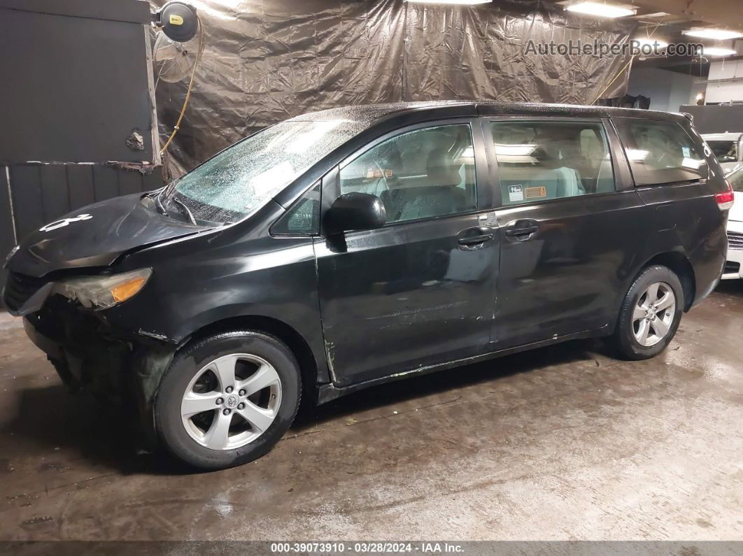 2014 Toyota Sienna L V6 7 Passenger Black vin: 5TDZK3DC5ES431669