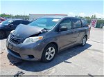 2014 Toyota Sienna L V6 7 Passenger Gray vin: 5TDZK3DC6ES442616