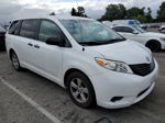 2014 Toyota Sienna  White vin: 5TDZK3DC6ES467841