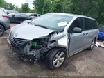 2014 Toyota Sienna L V6 7 Passenger Silver vin: 5TDZK3DC9ES473424