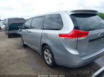 2014 Toyota Sienna L V6 7 Passenger Silver vin: 5TDZK3DC9ES473424