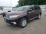 2011 Toyota Highlander Base Maroon vin: 5TDZK3EH1BS026009