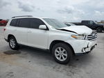 2011 Toyota Highlander Base White vin: 5TDZK3EH2BS027380