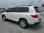 2011 Toyota Highlander Base White vin: 5TDZK3EH2BS027380