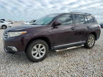 2011 Toyota Highlander Base Burgundy vin: 5TDZK3EH8BS025830