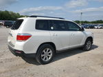 2011 Toyota Highlander Base White vin: 5TDZK3EHXBS047442