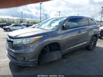 2016 Toyota Highlander Le Plus V6 Gray vin: 5TDZKRFH3GS123852