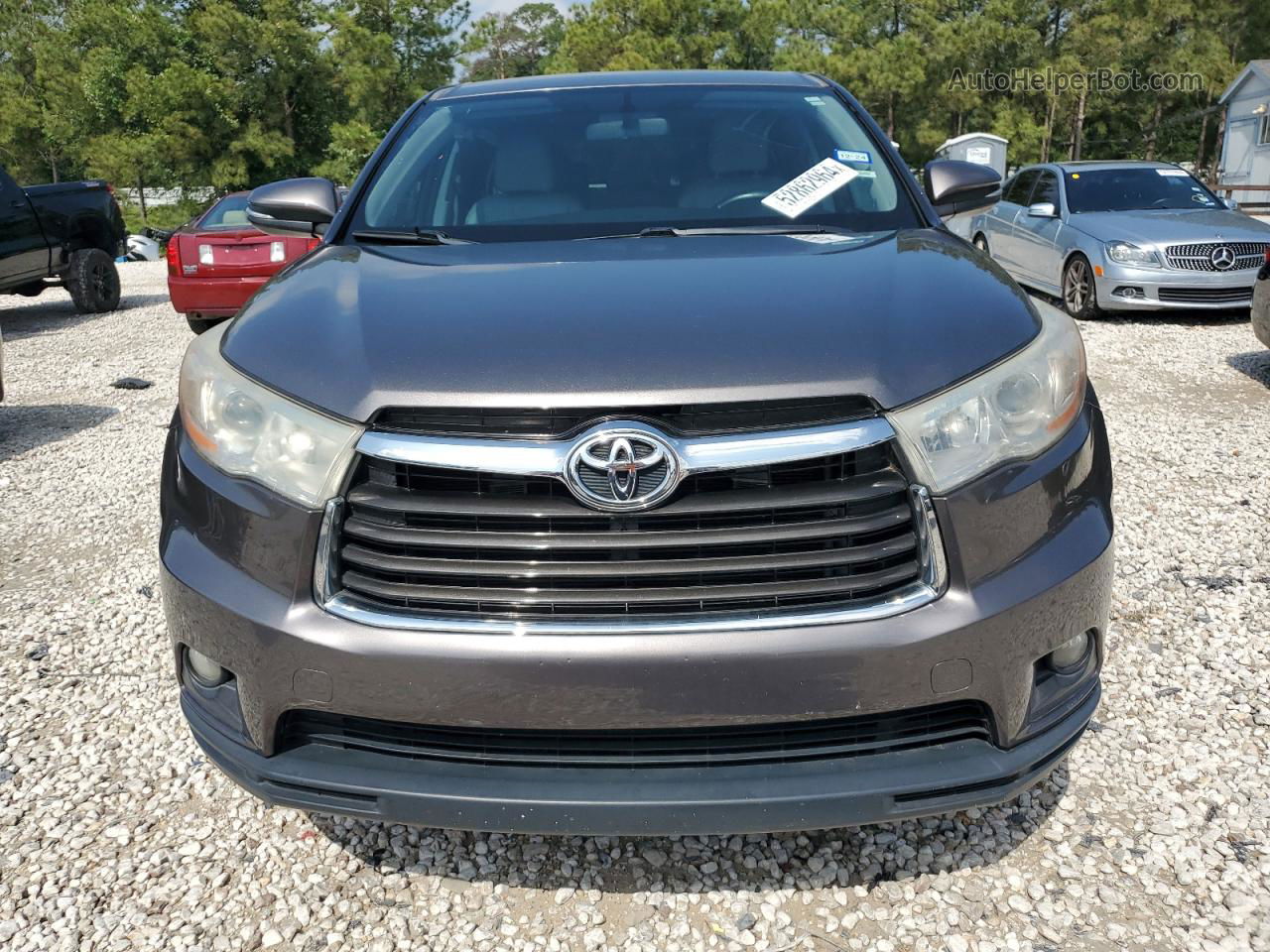 2016 Toyota Highlander Le Gray vin: 5TDZKRFH4GS185938